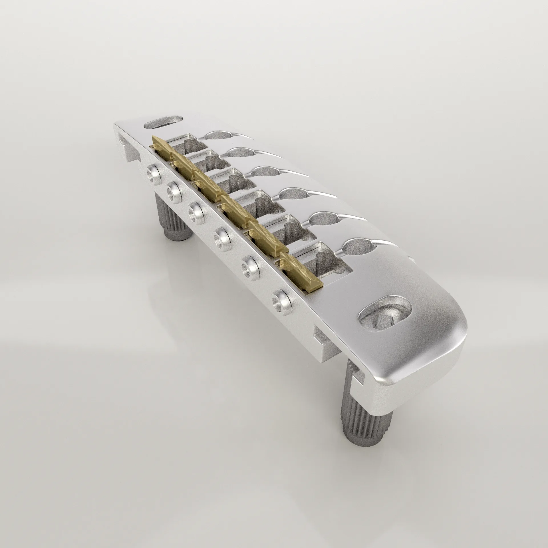 Wrap Around Electric Guitar 3D Model .c4d .max .obj .3ds .fbx .stl .blend 