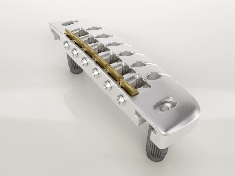 Wrap Around Electric Guitar 3D Model