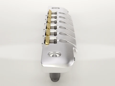 Wrap Around Electric Guitar 3D Model