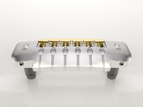 Wrap Around Electric Guitar 3D Model