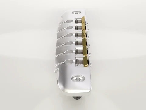 Wrap Around Electric Guitar 3D Model