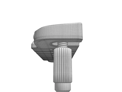 Wrap Around Electric Guitar 3D Model