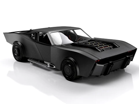Batmobile The Batman 2022 3D Model