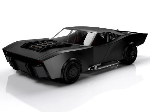 Batmobile The Batman 2022 3D Model