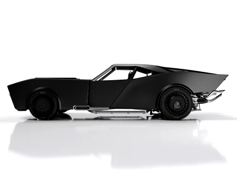Batmobile The Batman 2022 3D Model
