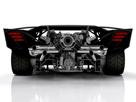 Batmobile The Batman 2022 3D Model