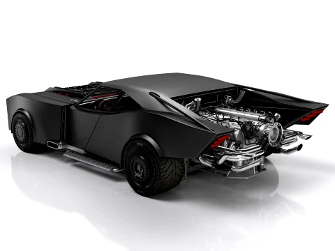 Batmobile The Batman 2022 3D Model