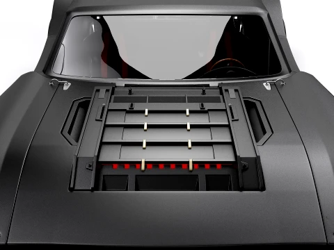 Batmobile The Batman 2022 3D Model