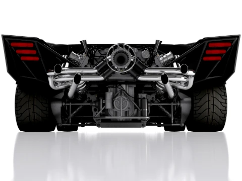 Batmobile The Batman 2022 3D Model