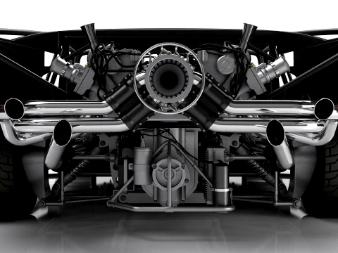 Batmobile The Batman 2022 3D Model