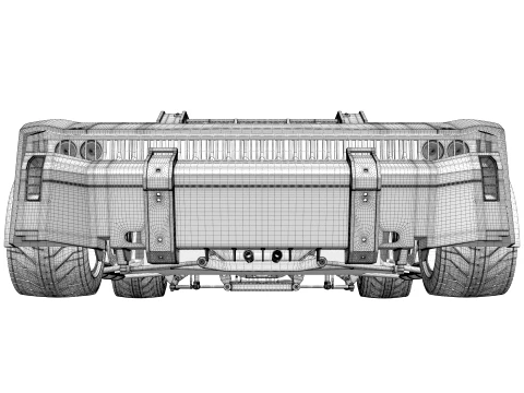 Batmobile The Batman 2022 3D Model