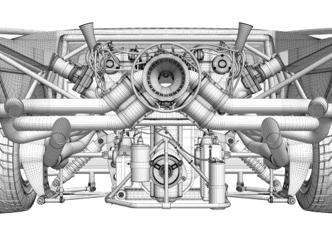 Batmobile The Batman 2022 3D Model