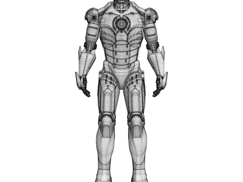 Iron Man Armor Mark II 3D Model