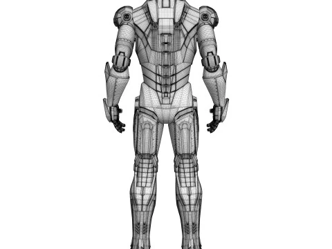 Iron Man Armor Mark II 3D Model