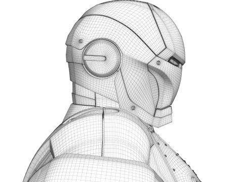 Iron Man Armor Mark II 3D Model