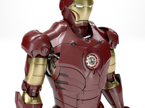 Baju Besi Manusia Besi Mark III Model 3D