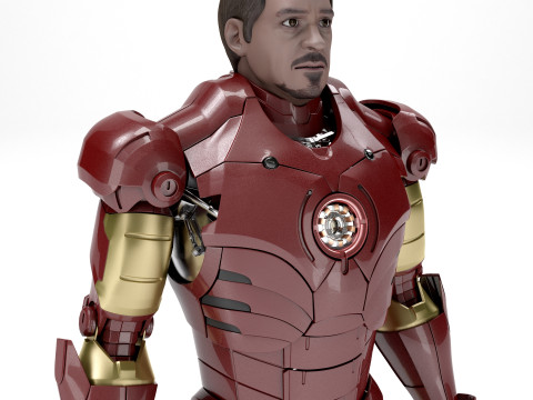 Armadura do Homem de Ferro Mark III Modelo 3D