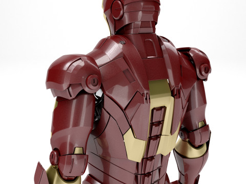 Armadura do Homem de Ferro Mark III Modelo 3D