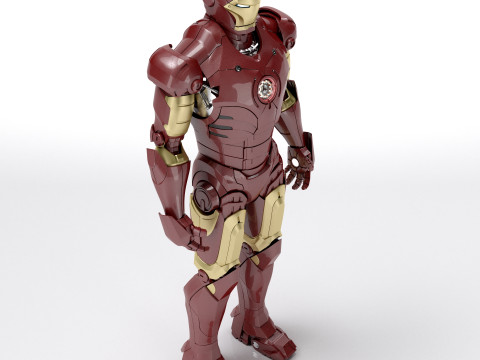 Armadura do Homem de Ferro Mark III Modelo 3D