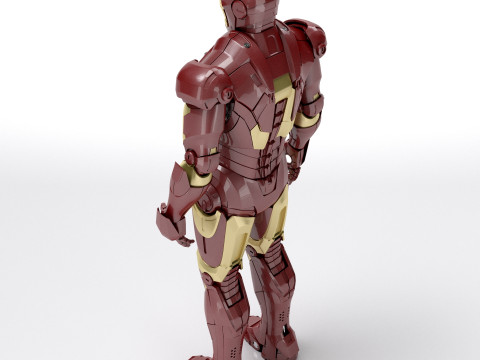 Armadura do Homem de Ferro Mark III Modelo 3D