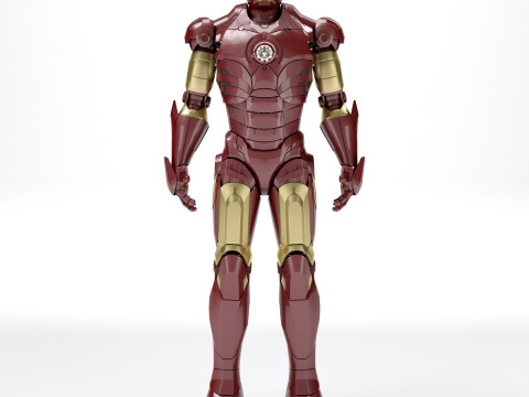 Armadura do Homem de Ferro Mark III Modelo 3D