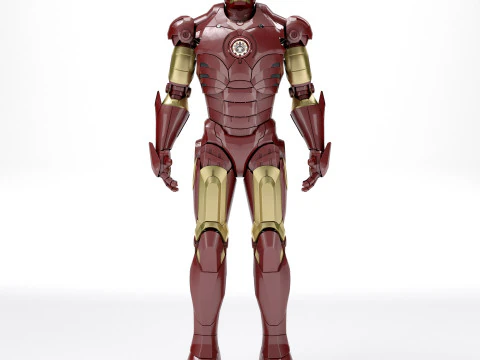 Iron Man Armor Mark III 3D Model