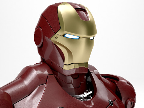Armadura do Homem de Ferro Mark III Modelo 3D