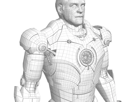 Iron Man Armor Mark III 3D Model