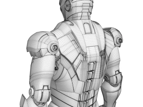 Iron Man Armor Mark III 3D Model