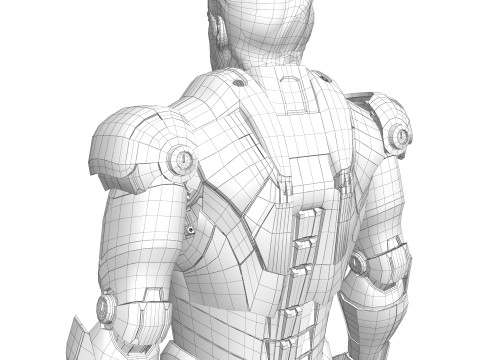 Armadura do Homem de Ferro Mark III Modelo 3D