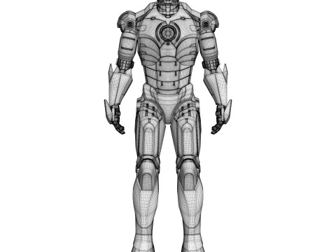 Armadura do Homem de Ferro Mark III Modelo 3D