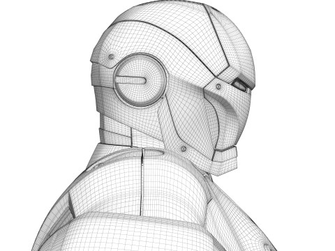 Armadura do Homem de Ferro Mark III Modelo 3D