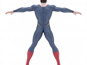Man Of Steel Superman 3D Model