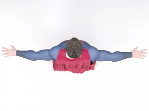 Man Of Steel Superman 3D Model