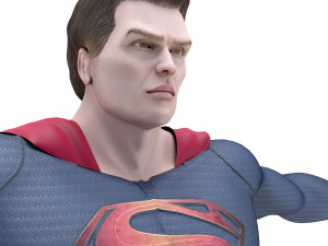 Man Of Steel Superman 3D Модель