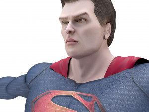 Man Of Steel Superman 3D Модель