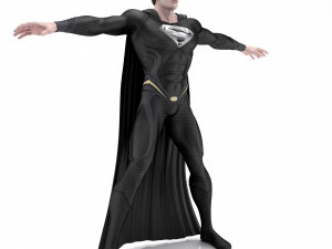 Man Of Steel Superman Dark 3D Model