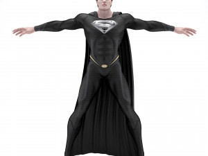 Man Of Steel Superman Dark Model 3D