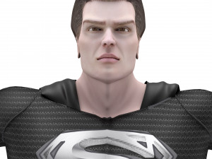 Man Of Steel Superman Dark Model 3D