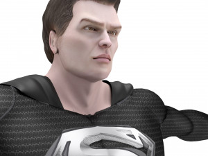 Man Of Steel Superman Dark Model 3D