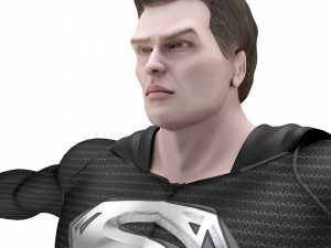 Man Of Steel Superman Dark Model 3D