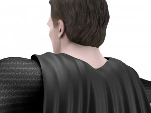 Man van staal Superman donker 3D Model