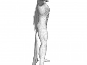 Man Of Steel Superman Dark Model 3D
