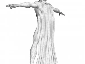 Man van staal Superman donker 3D Model