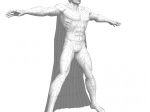 Man Of Steel Superman Dark Model 3D