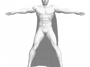 Man Of Steel Superman Dark Model 3D