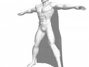 Man Of Steel Superman Dark Model 3D