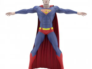 Man Of Steel Superman Classic 3D Model