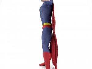 Man Of Steel Superman Classic 3D Model