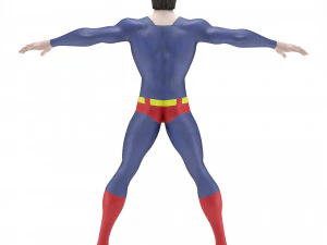 Man Of Steel Superman Classic 3D Model